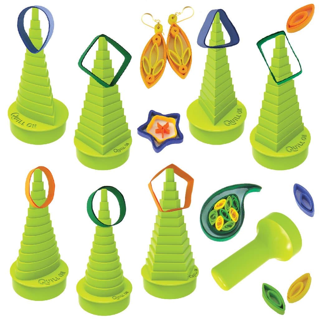 Quill On - Ultimate Border Buddy - Green - Quilling Borders Made Easy