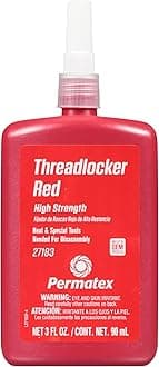 27183 High Strength Threadlocker Red, 90 ml