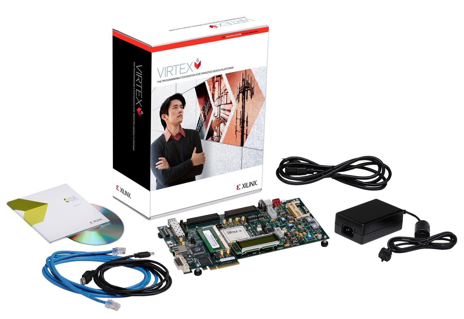 Xilinx Virtex-6 FPGA ML605 Evaluation Kit and Spartan-3A DSP 1800A Pack