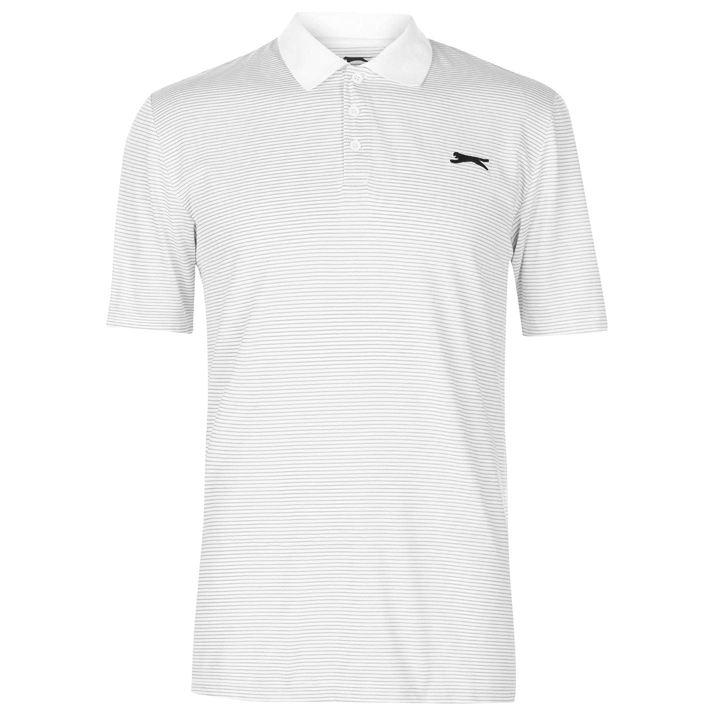 SlazengerMens Micro Stripe Golf Polo Shirt