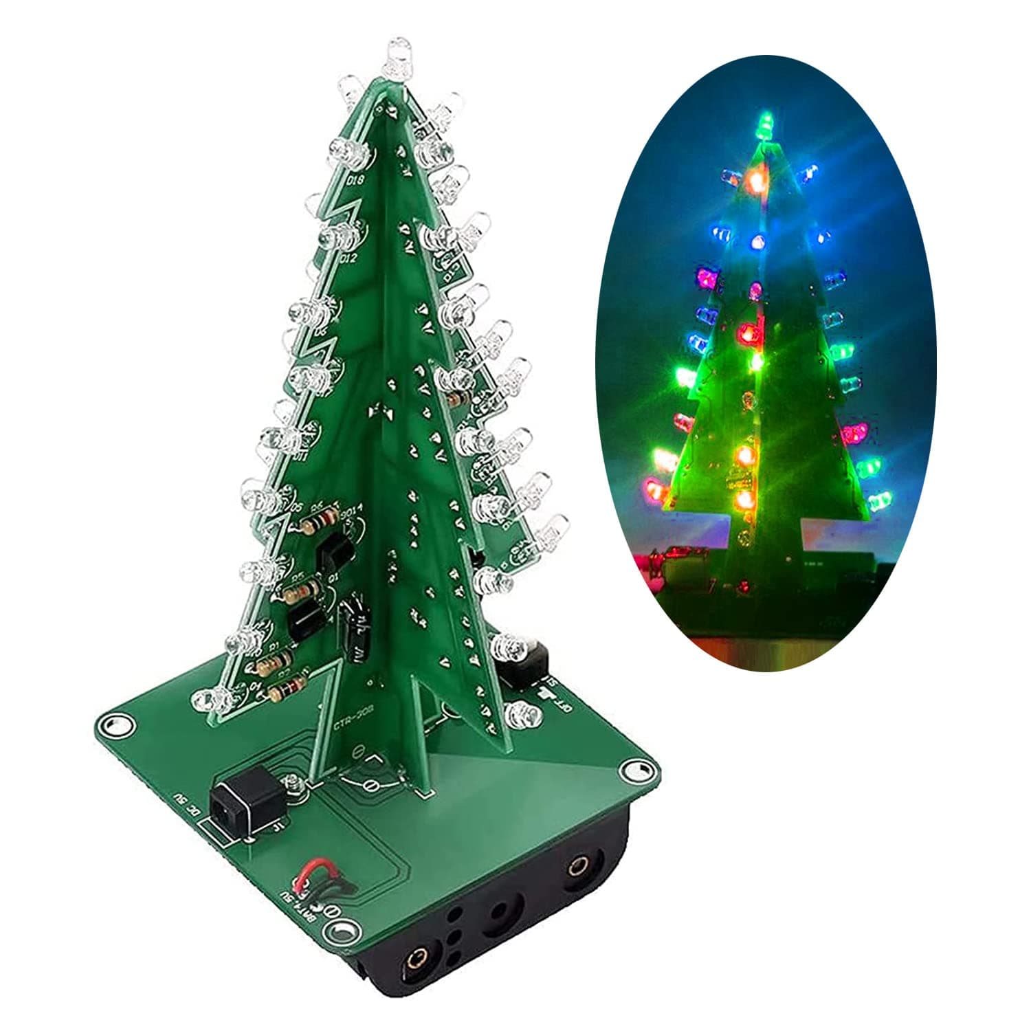 Electronic DIY Kits Christmas Tree Soldering Practice Kit DIY Soldering Project Kit