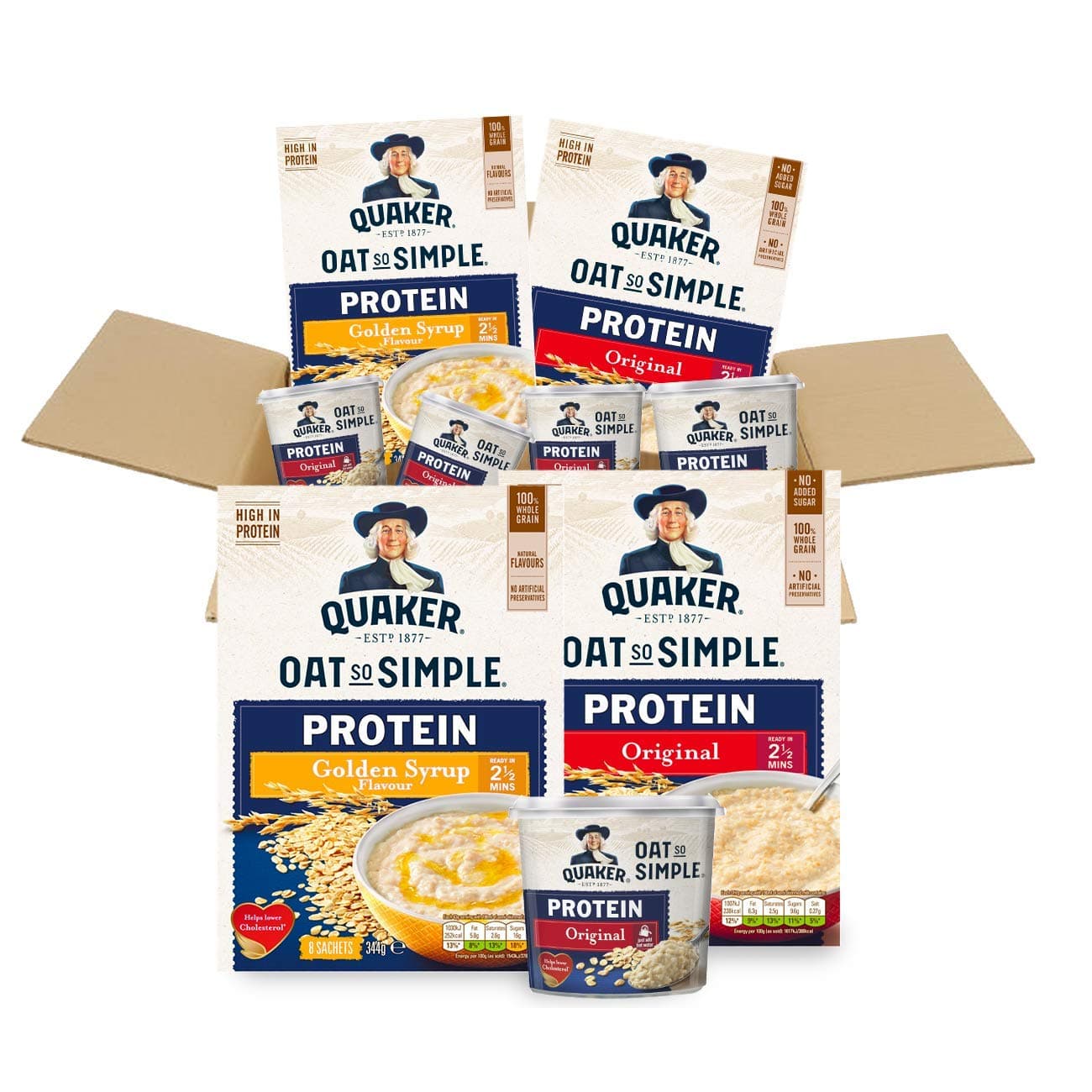 Quaker Oat Protein Porridge Gym Box