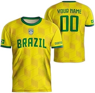Personalized Brazil Soccer Jersey 2025 - Custom Name Brazilian Jersey for Men