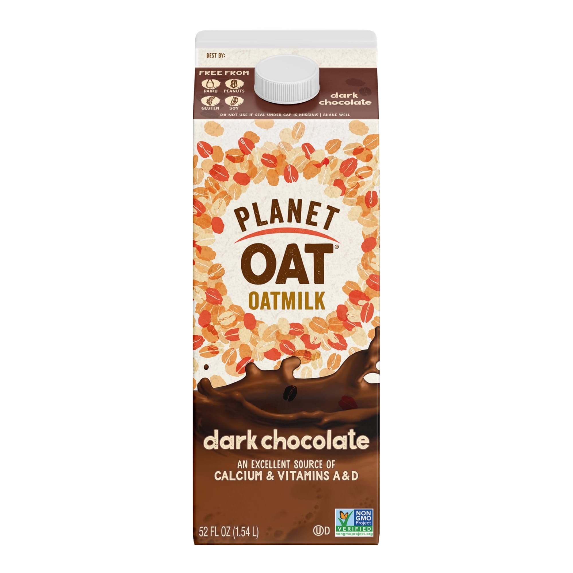 Planet Oat Oatmilk, Dark Chocolate, 52 Fluid Ounce