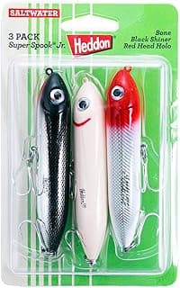 Heddon Saltwater Super Spook Jr - 3 Pack PK3X9236-2,Multi,One Size