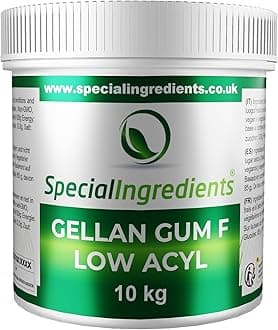 Gellan Gum Low Acyl 10kg Premium Quality Powder Non-GMO, Gluten Free – Recyclable Container