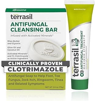 - Antifungal Treatment (2-Product Kit 14g Tube + 75g Soap bar) Antifungal Cream with Clotrimazole and Natural Ingredients, Relief for Ringworm, Jock Itch, Athletes Foot, Fungal Yeast Infection