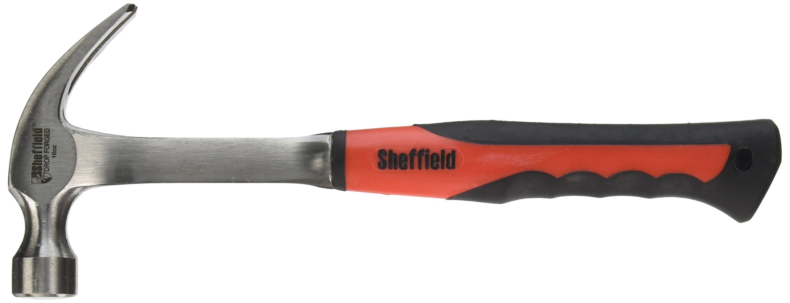 Sheffield 58551 Solid Steel 16-Ounce Curved Claw Hammer