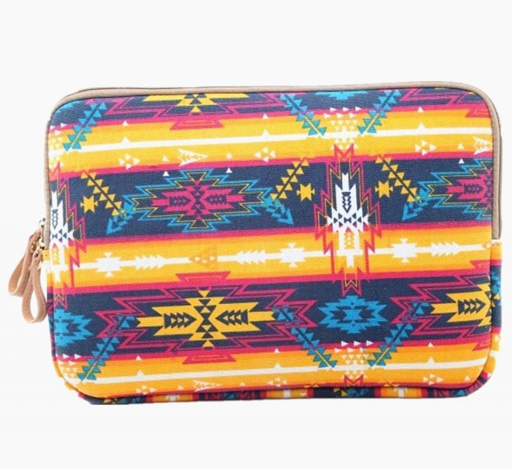 iPad mini 3/ iPad mini 2 1 Sleeve Bag - Bohemian Style Canvas Fabric iPad mini Sleeve Case Bag Pouch Cover
