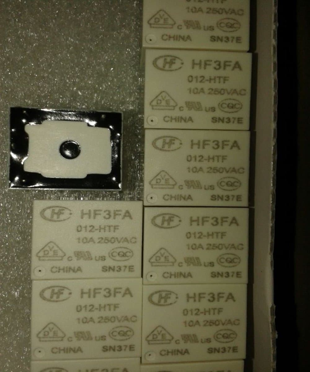 HF3FA/012-HTF 12VDC 10A 250VAC DIP4 HONGFA Relay 1 from A, New and Original 5pcs/lot