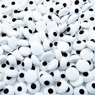 SE Si&Moos Small Candy Eyeballs for Decorating Small Edible Googly Eyes Edible Eyeball Sprinkles Christmas Cookie Decorations Halloween Sprinkles Halloween Cupcake Toppers 3 OZ