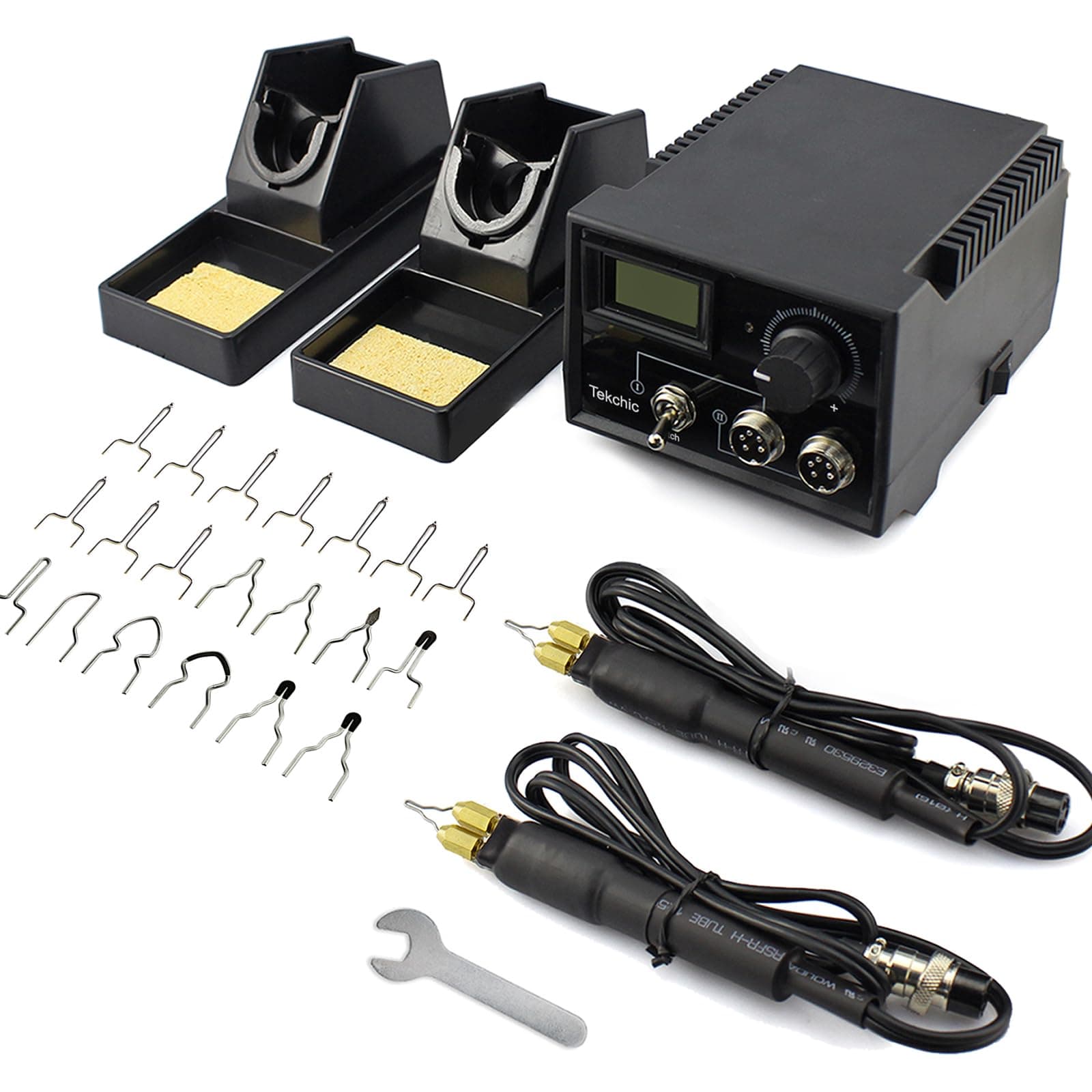 60W Professional Wood Burning Kit Pro Wood Burner Pyrography Tool with 20 Wire Nibs Tips Including Ball Tips