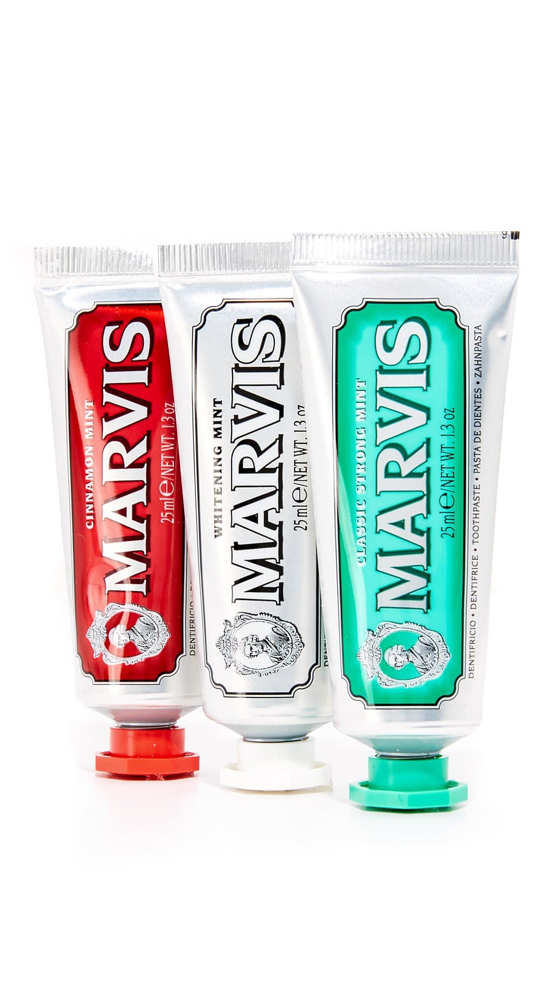 MARVIS(マービス) イタリア カラーセット 歯磨き粉 オーラルケア ギフト セット イタリア製 x 3本 クラッシック ストロング・ミント/ホワイト・ミント/シナモン・ミント