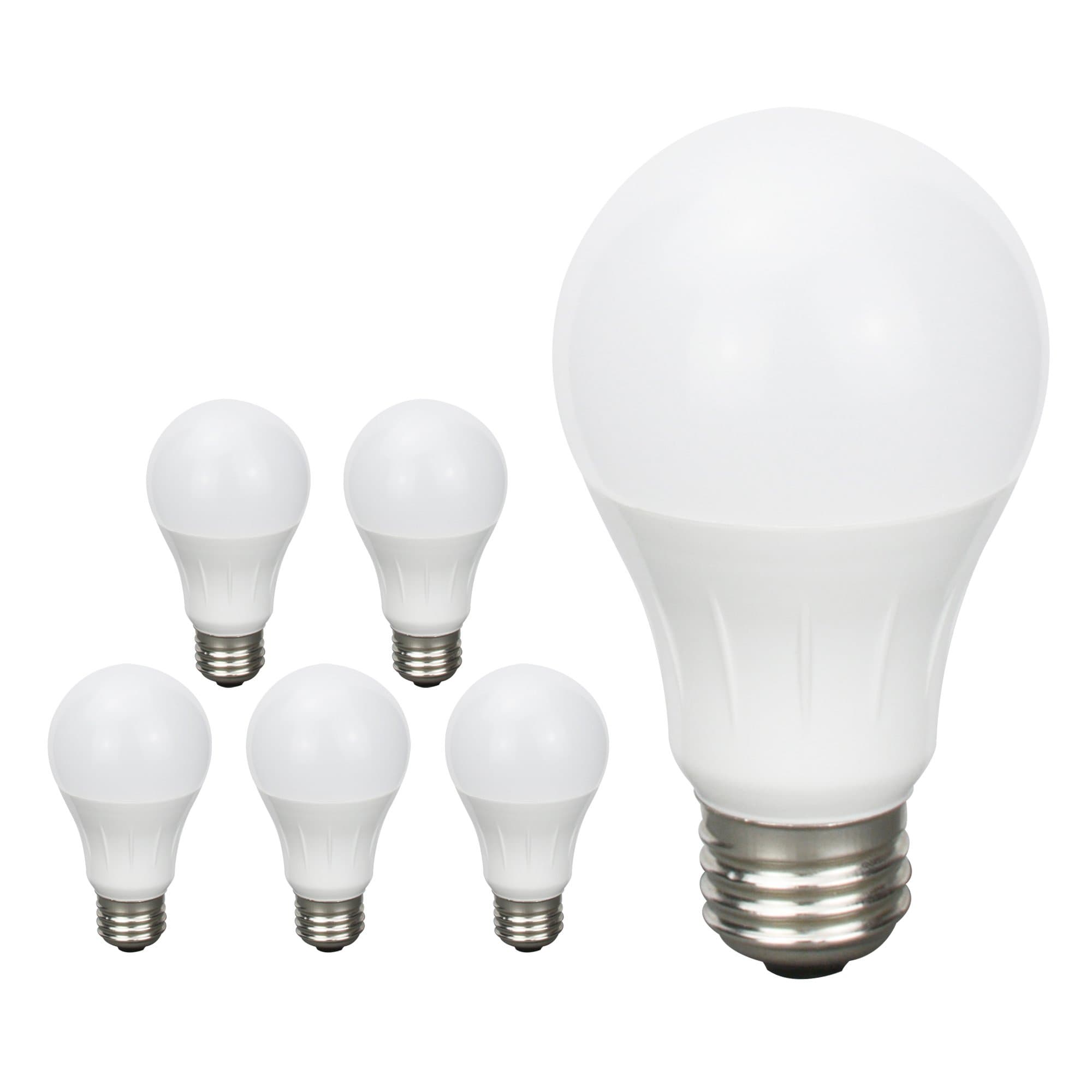 VIZTA Va19en60p6 A19 (6 Pack), Small, White