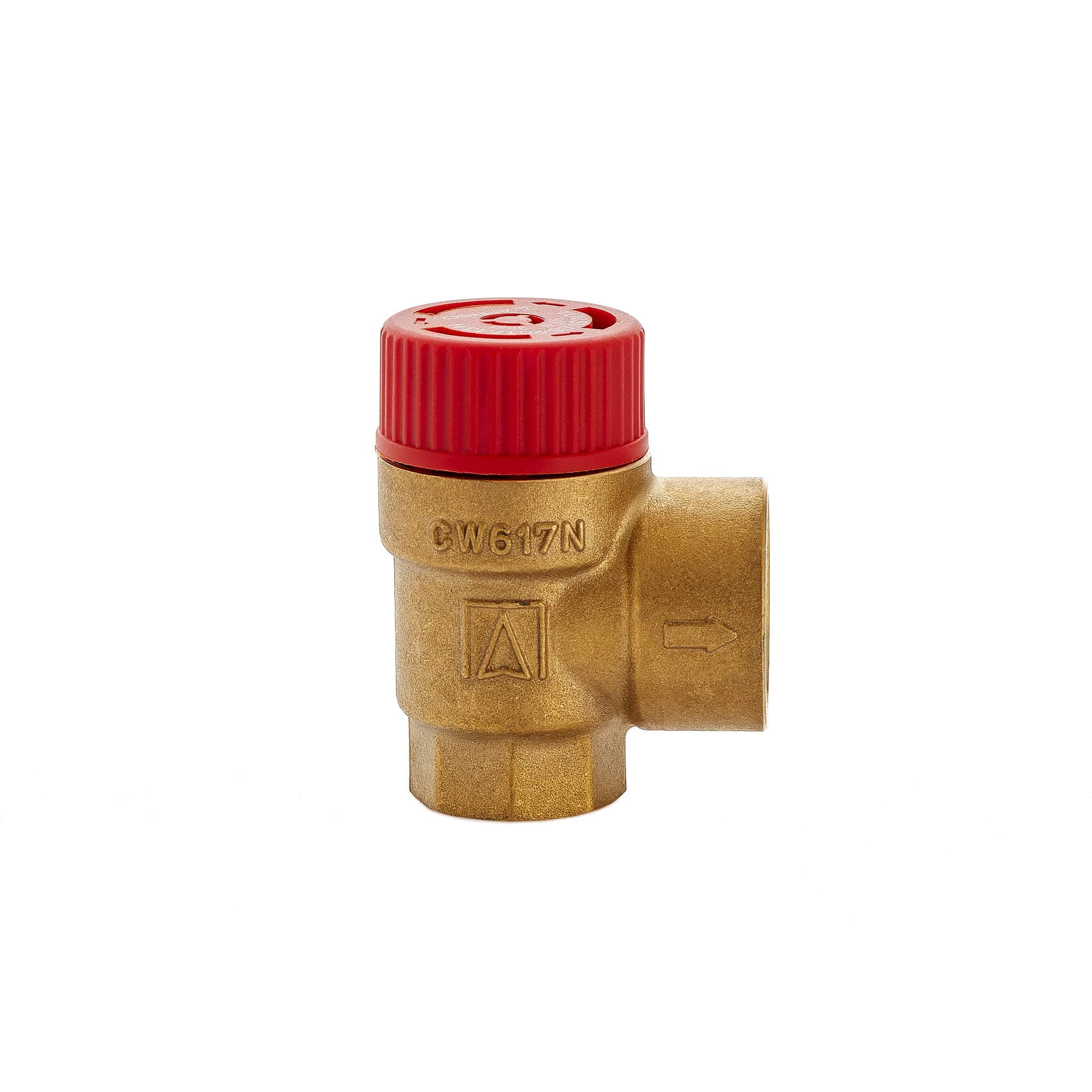 1/2" x 3/4" Boiler Safety Pressure Release Relief Reducing Valve FxF Female 2.5 Bar
