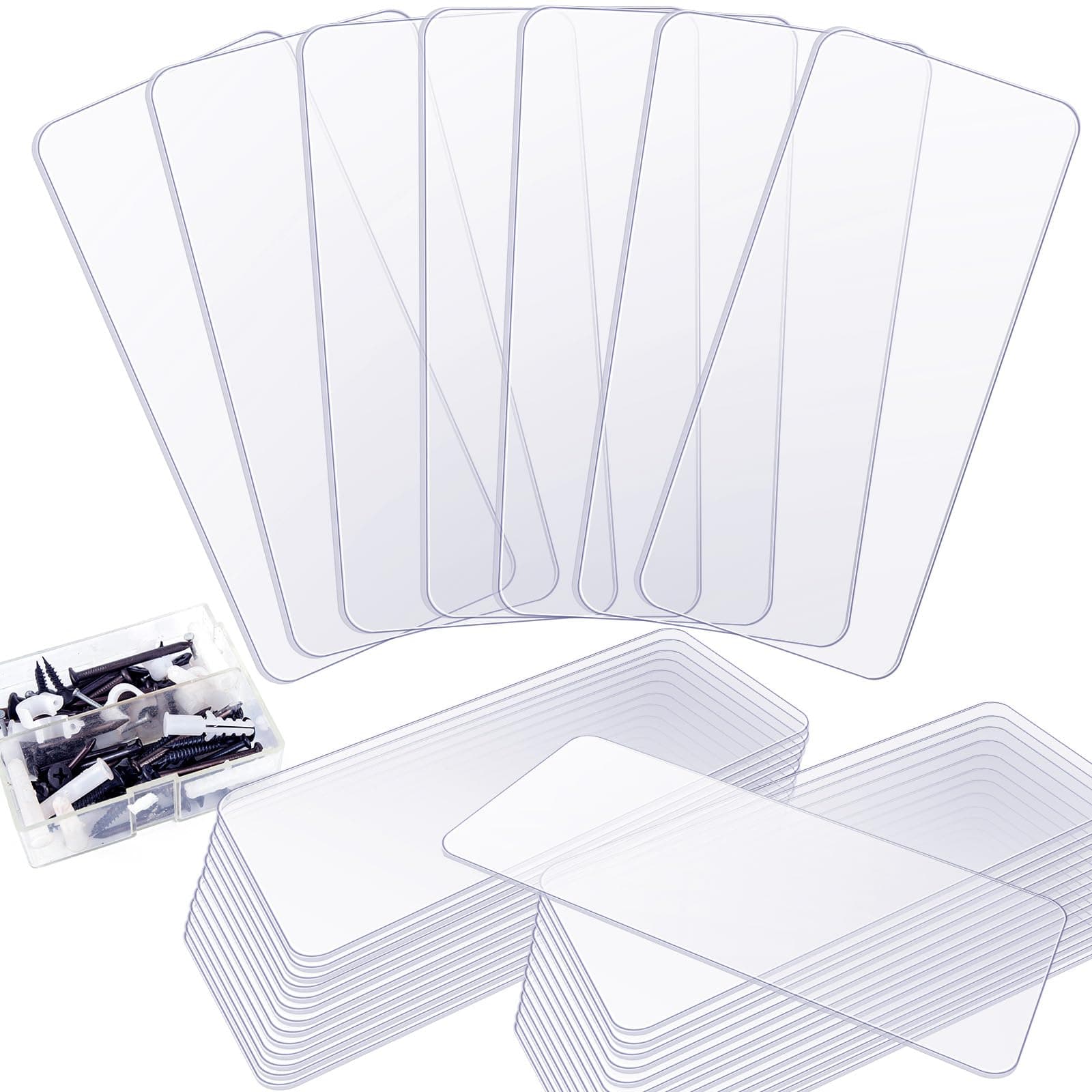 Yookeer 4.25 x 2 In Dividers for Plastic Storage Hardware Cabinet Dividers for Storage Bins Plastic Drawer Compatible with Craftsman CMST40739 Drawer, 6839PC, 6809PC(64 Pack)