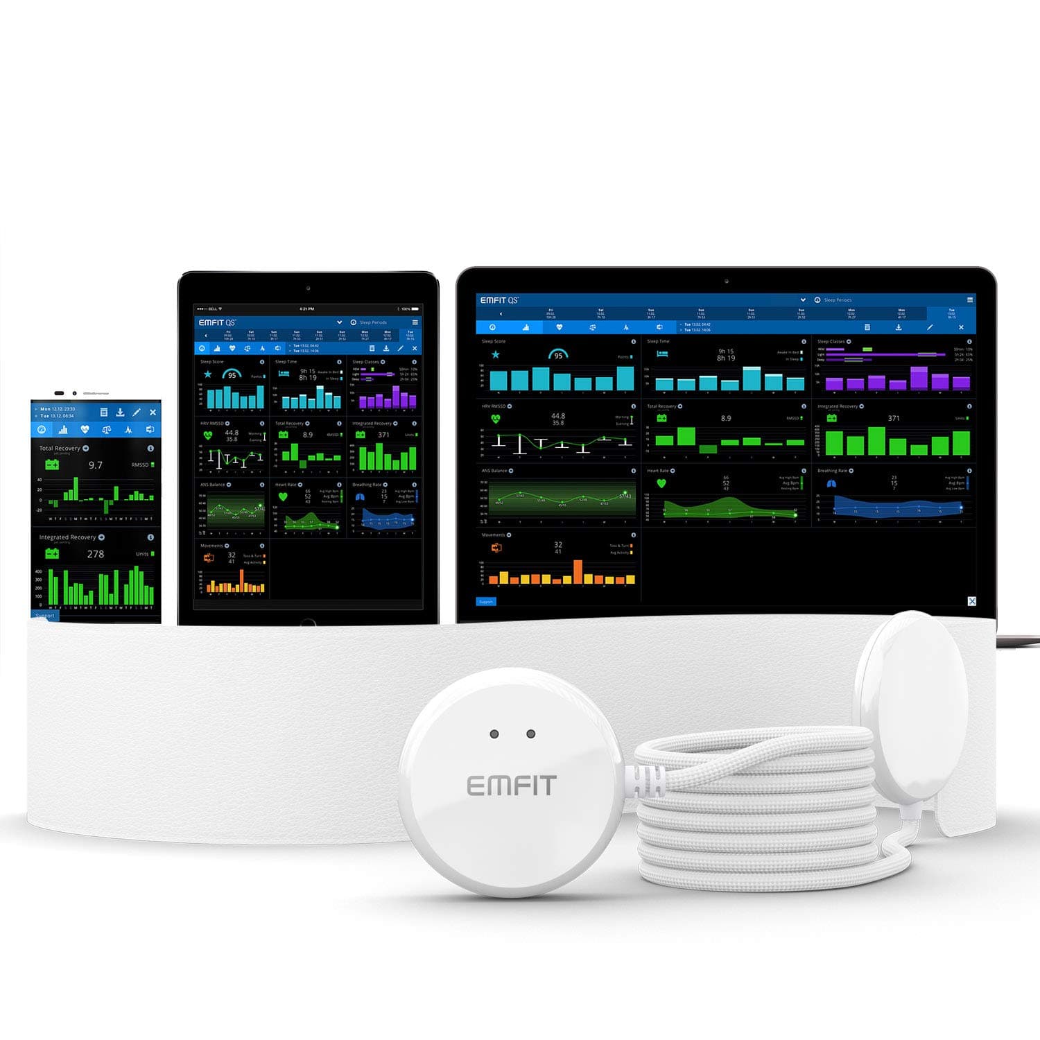 HRV Sleep Monitor - White