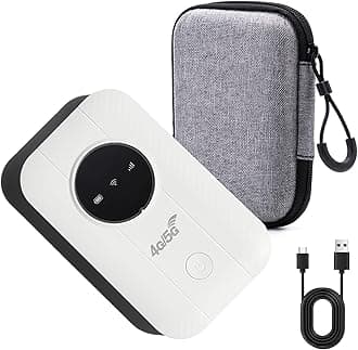 Ultralink Pocket [Free Internet in Your Pocket], Pocket WiFi for International Travel, Mobile WiFi Pro 4G/5G, Mobile Hotspots Portable, High Speed Smart Router (1PC)