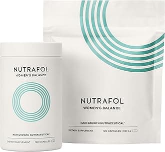 NutrafolWomen's Balance Hair Growth Supplement For Thicker, Stronger Hair Peri- and Postmenopause (4 Capsules Per Day - 2 Bottles - 2 Month Supply)