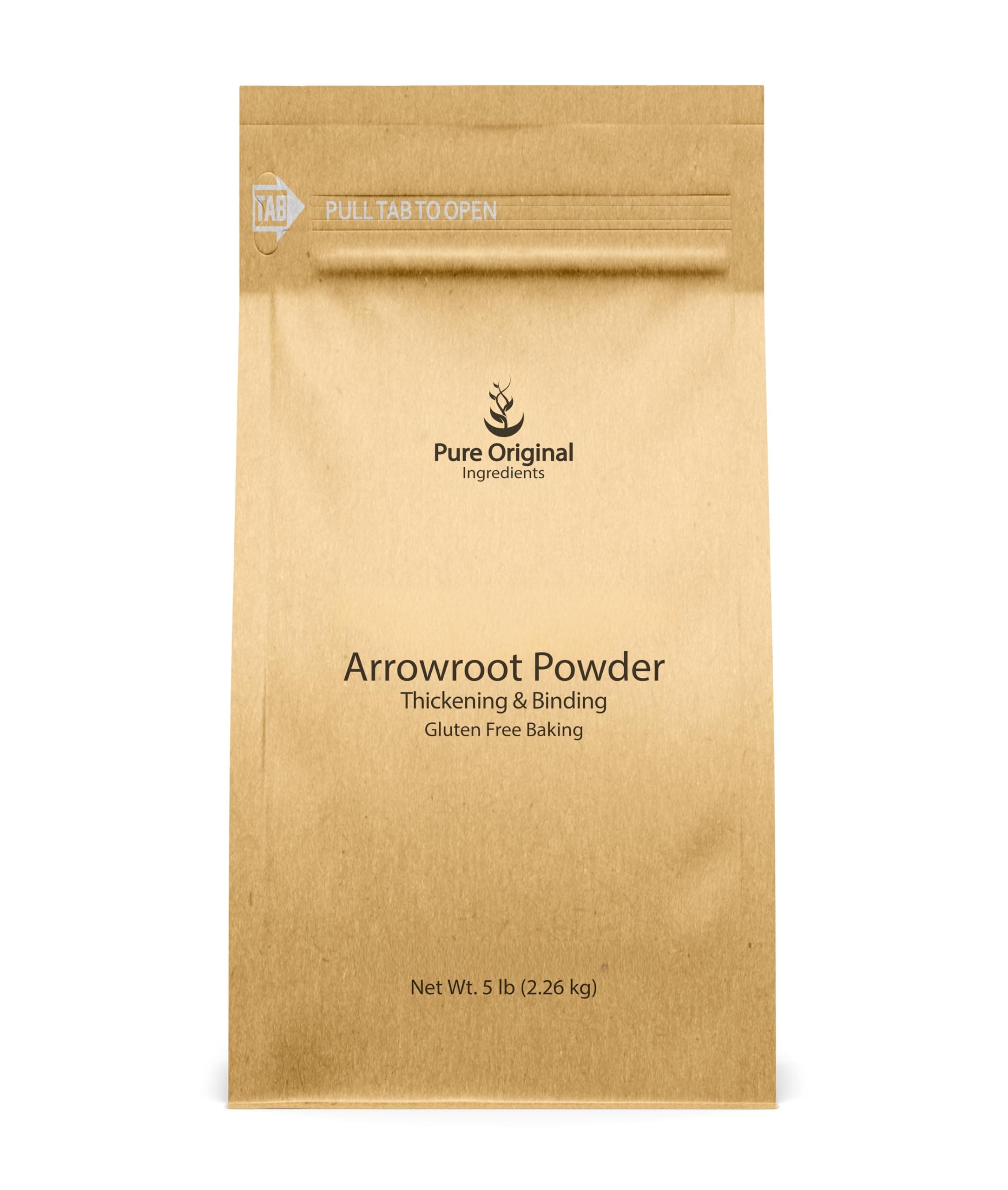 Pure Original Ingredients Arrowroot Powder, 5 lb, Corn Starch Alternative, Thickener & Binder