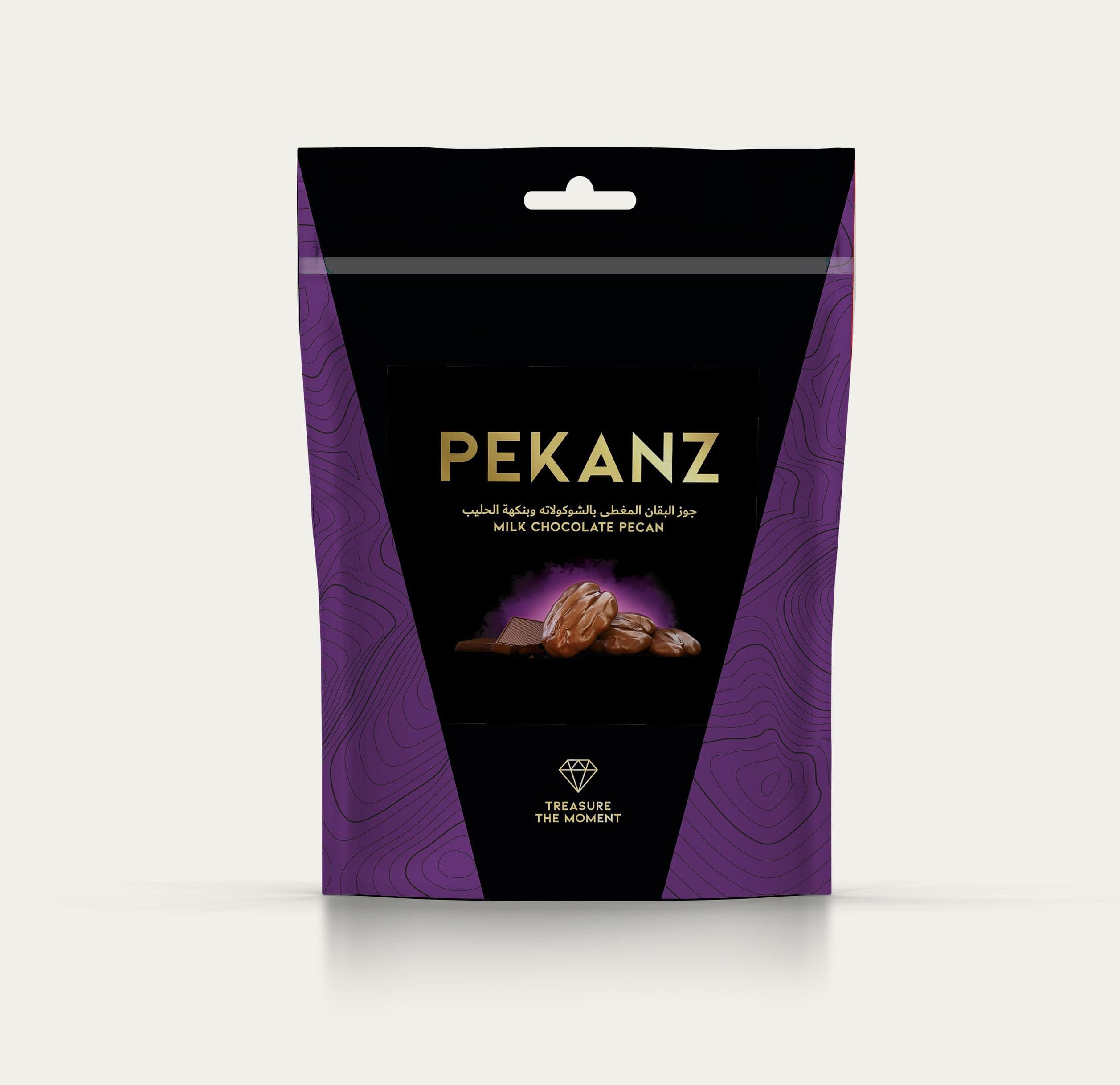 PEKANZ - PECAN COATED WITH MILK CHOCOLATE BAG 200GM