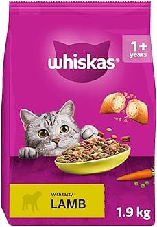Adult Dry Cat Food 1.9kg with Lamb (Pack of 4)