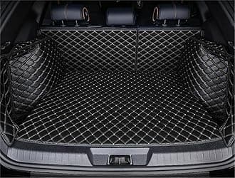 Car Boot Protector For Porsche For Cayenne 957 Car Trunk Mat Custom Waterproof Leather Auto Accessories Boot Cover Car Car Boot Liner (Color : Black Beige)