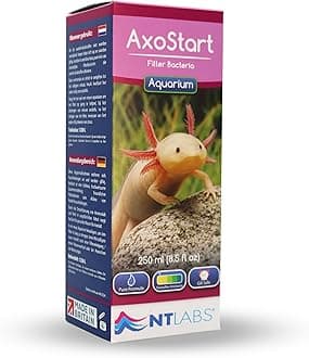 AxoStart Filter Bacteria, Axolotl Filter Bacteria, Breaks Down Toxic Axolotl Waste, Prevents Ammonia & Nitrite, Use After Adding Axolotl or a Filter Clean (250ml - Treats 1250L)