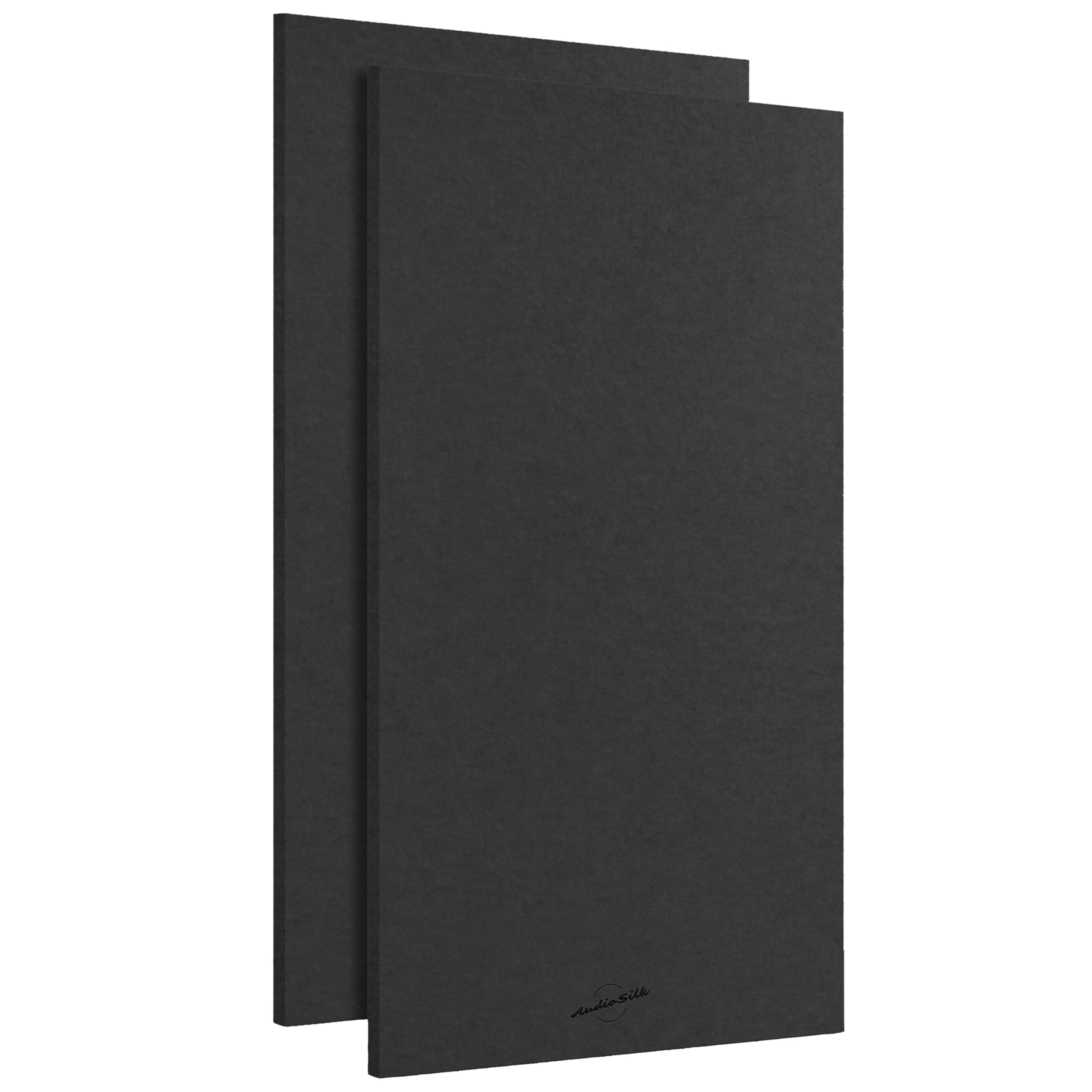 Acoustic Panels, 2 Pack, Large, 116 x 58cm, Black