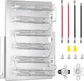 【Upgraded】510329P Speed Queen Dryer Heating Element OEM for ADE3SRGS173TW01 ADE3LRGS171TW01 ADE30RGS171TW01,Replace Part Number 61927 503978 61195 56047 56179 503404-1 years warranty