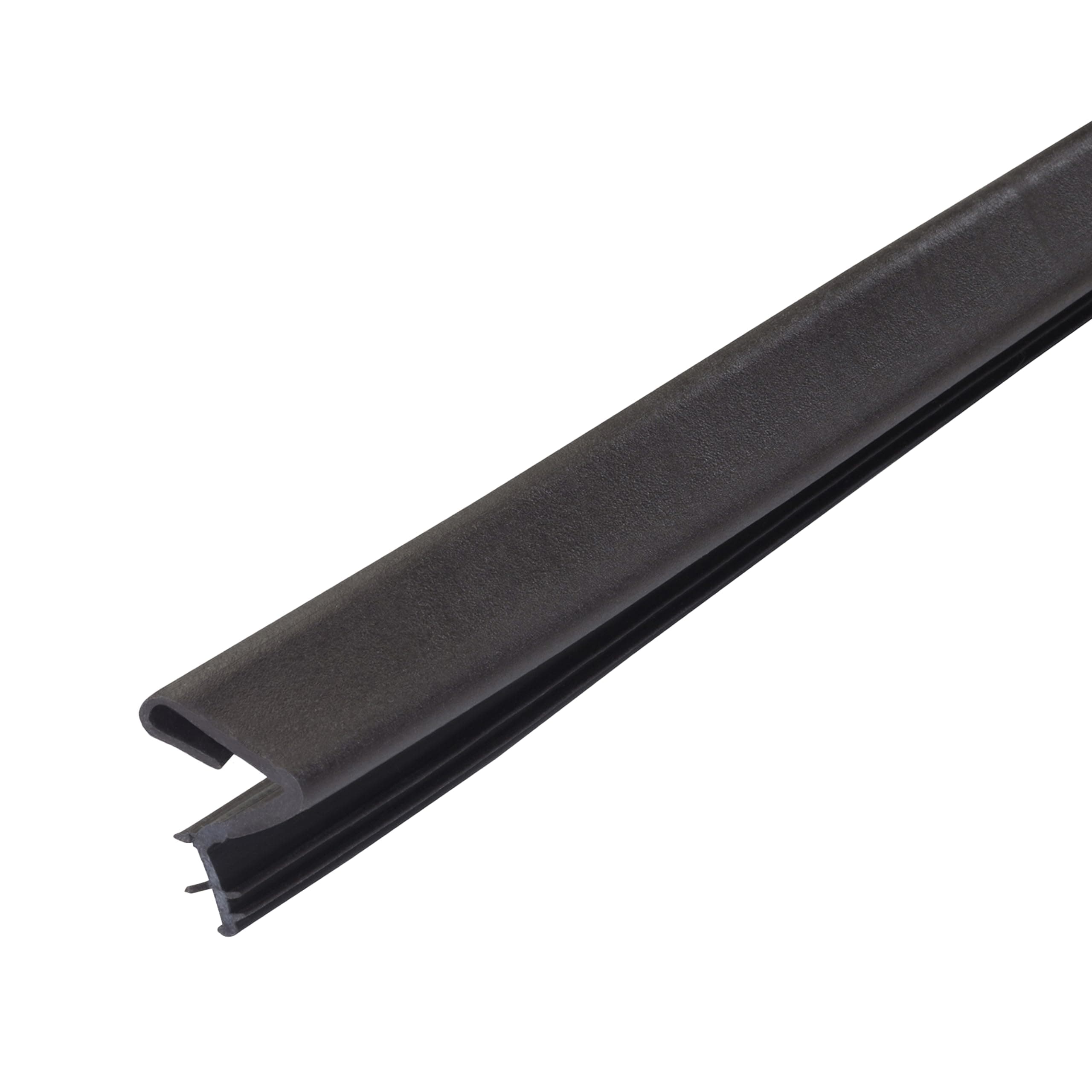 91891 84 in. Brown Premium Rubber Platinum™ Top and Sides Door Seal for Doors with Kerf/Channel