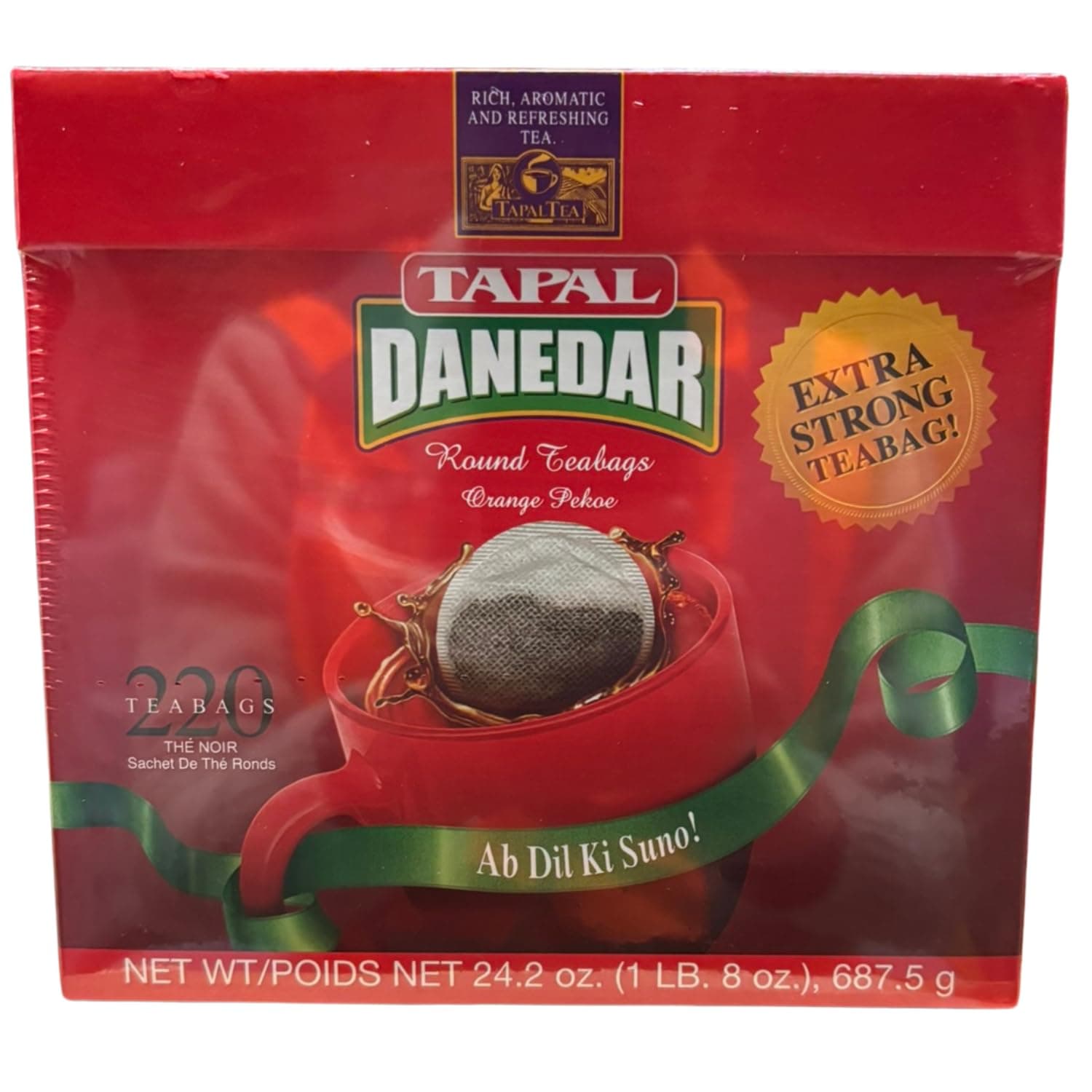 Danedar 2 Cup Round Tea Bags 220ct, (687.5g)