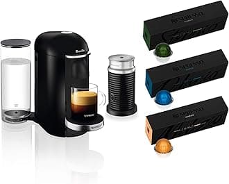 VertuoPlus Deluxe Coffee and Espresso Maker by Breville, Black