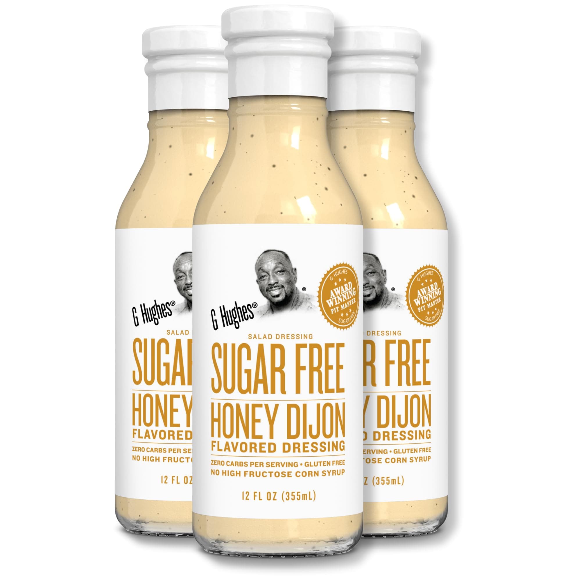 G. Hughes Sugar Free Salad Dressing Bundle including (Honey Dijon) - PACK OF 3