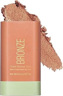 Cream Bronzer Stick,Contour Stick Facial Contouring Stick,Long Lasting Highlighter Waterproof Highlight Makeup,Buildable Shimmer Sparkle Face Bronzer Face Shaping,03 Rich Glow