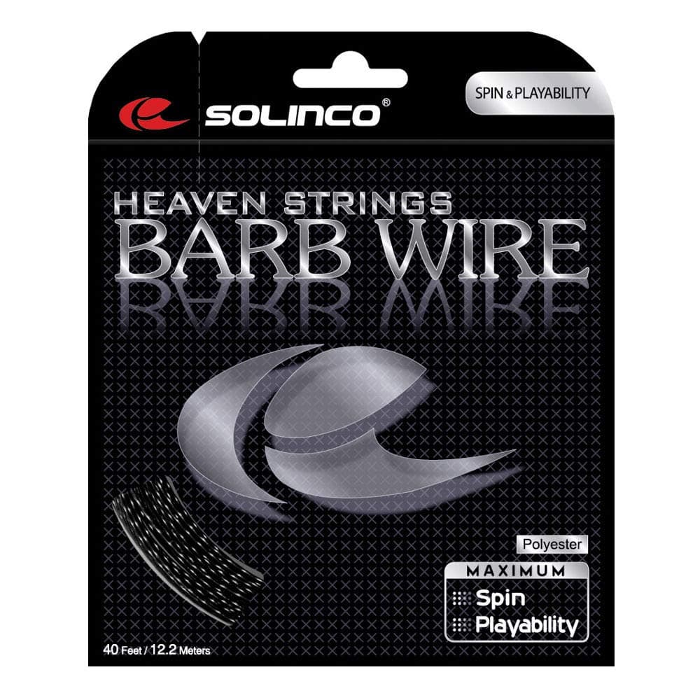 Solinco SOLBARB16L:Set Barb Wire 16L 1.25MM Tennis String