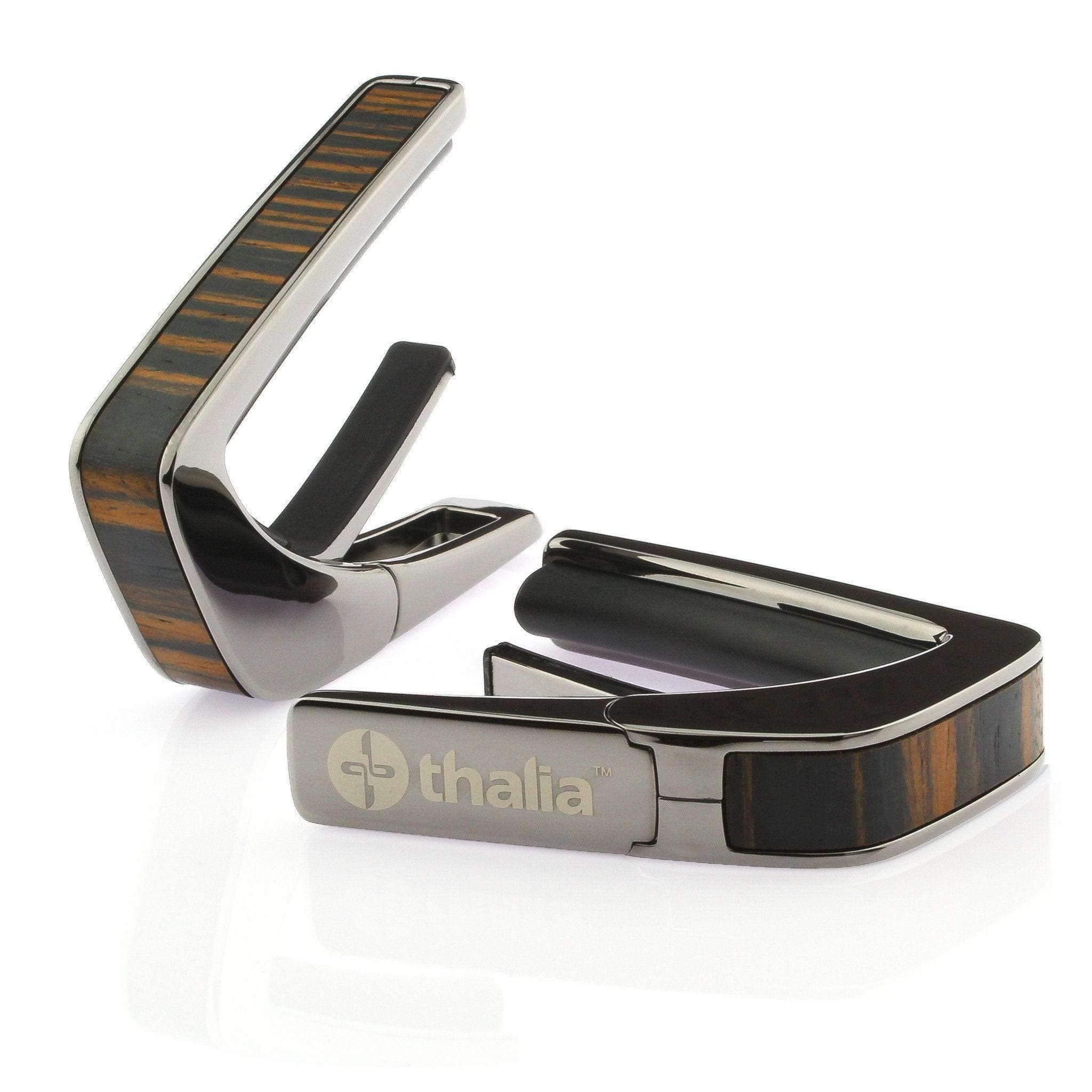 200 Series Thalia Capo Black Chrome Macassar Ebony | Capo | ThaliaCapos.com