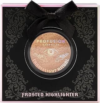 Profusion Cosmetics Rituals Candlelight Frosted Highlighter, Achieve Radiant Skin with Premium Highlighter, Ultra Reflective and Shimmery Makeup kit with Long Wearing, Buildable Coverage, Ritual
