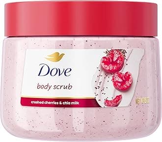 Cherry & Chia Milk Body Scrub Exfoliates and Deeply Nourishes for Smooth, Radiant Skin 15 oz