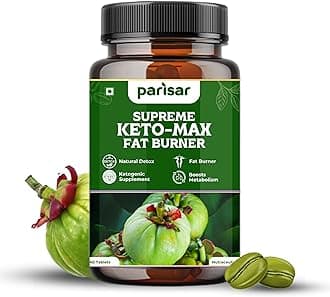 Keto Fat Burner for Men & Women - 1000MG Weight Loss Supplement with Garcinia Cambogia, Green Coffee Beans & Green Tea Extract | Metabolism Booster, Supports Fat Burning | 60 Tablets