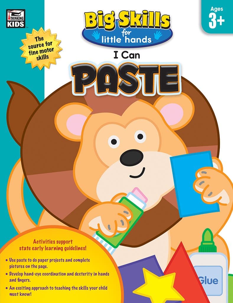 I Can Paste, Grade Preschool (Big Skills for Little Hands®) Paperback – April 14, 2016