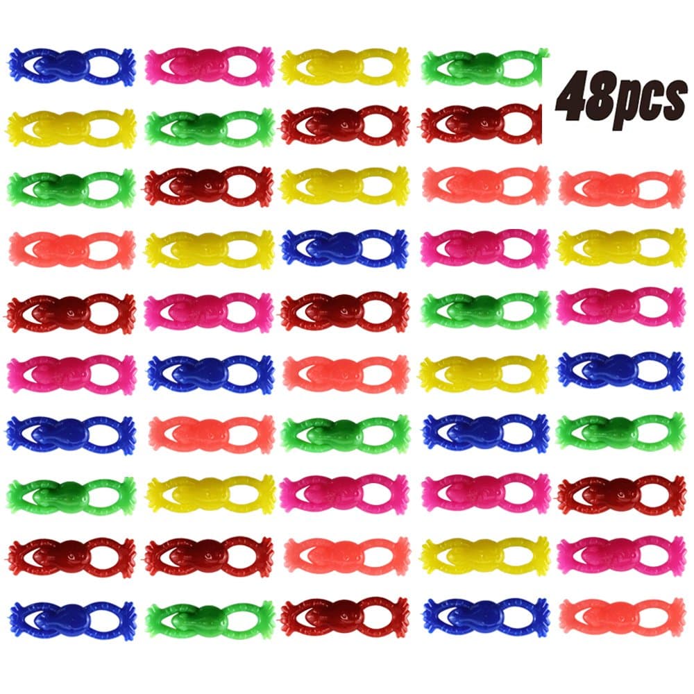 Stretchable Flying Frogs Mixed Colors - 3" Pack of 48