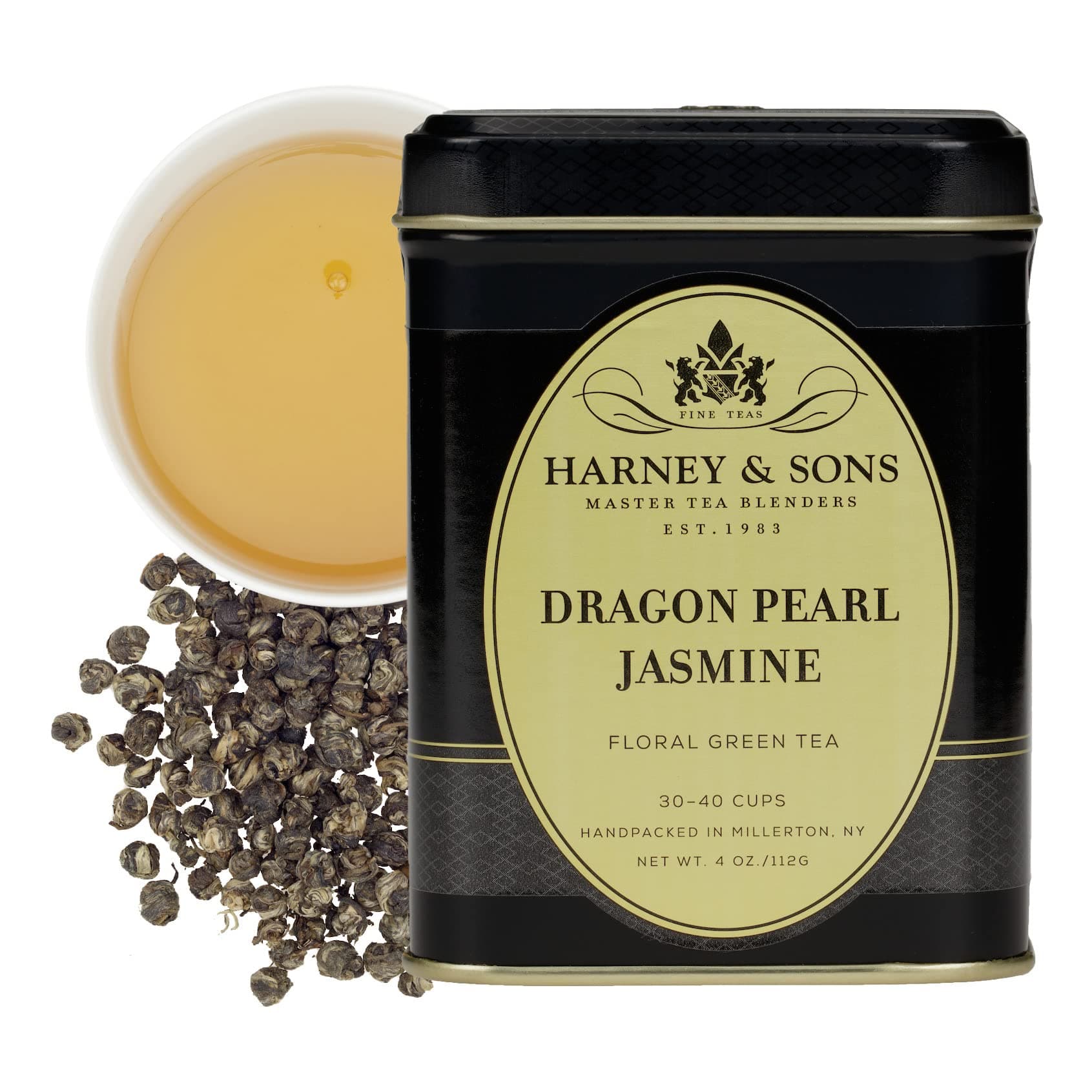 Harney & Sons, Dragon Pearl, Jasmine Tea, 4 oz