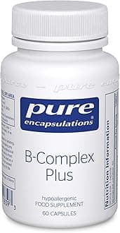 Vitamin B-Complex Plus - Balanced B Vitamin Formula with Active Folate - 60 Capsules