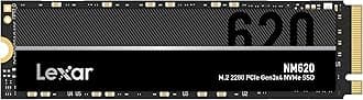 Lexar NM620 256GB SSD, PCIe 3.0 x4, NVMe 1.4, M.2 2280