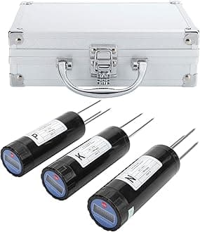 Soil NPK Sensor - Intelligent Soil Detector Meter Portable Soil Tester Soil Fertilizer Detector Gardening Monitor Tool with LCD Display for Potted Plants Vegetables Garden Lawn Farm