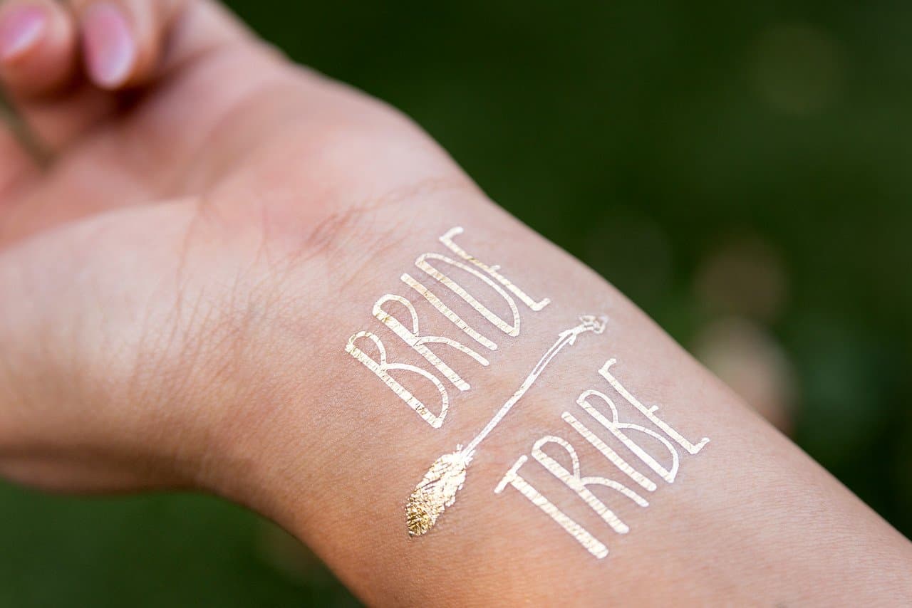 Bride Tribe Temporary Tattoo (Set of 11)