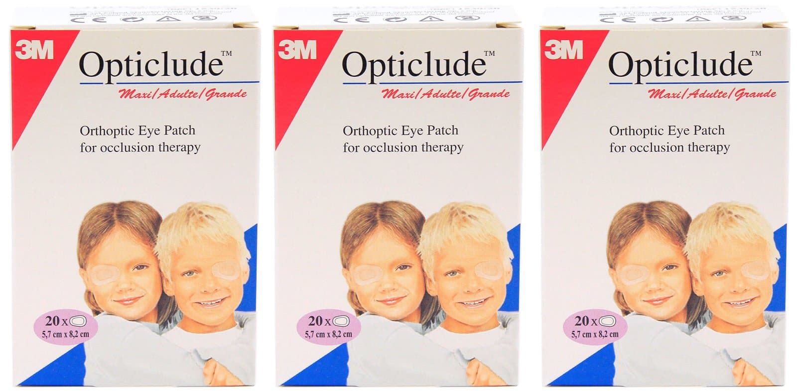 3M Opticlude Adult Eye Patch 1539 - 3 Pack