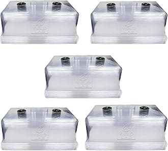 7 Inch Propagation Dome - 50 Pack Humidity Vented Domes – Plant Growing Dome for Seedling, Germination, Soil & Hydroponic Horticulture