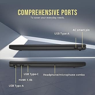 HP 15.6" HD Laptop, Intel N200 Processor, 16GB RAM, 288GB Storage(128GB SSD+160GB Docking Station Set), Intel UHD Graphics, Numeric Keypad, HD Webcam, Wi-Fi 6, 1 Year Office 365, Win 11 S, Black